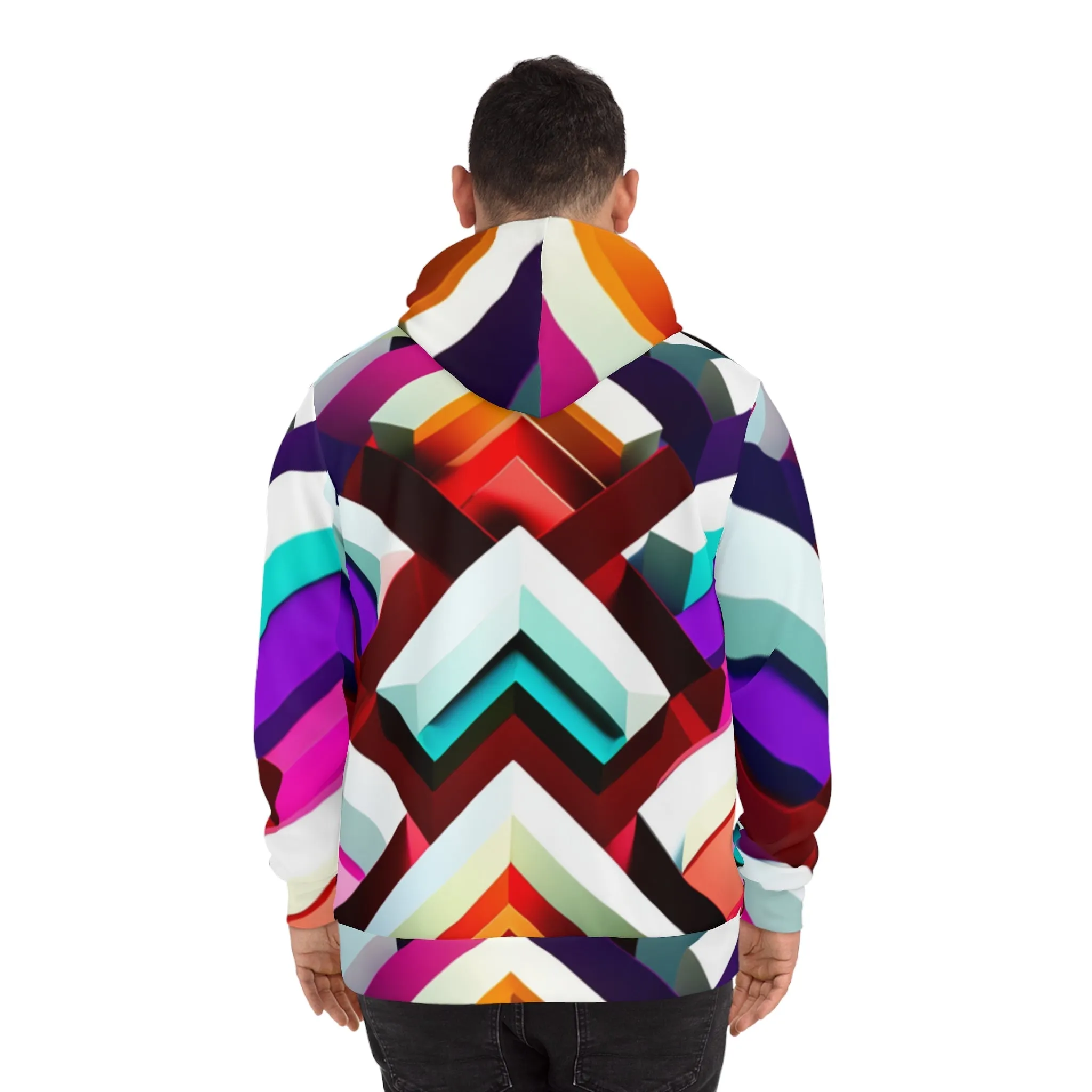 3d zigzag Fashion Hoodie