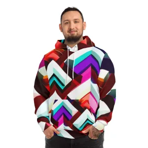 3d zigzag Fashion Hoodie