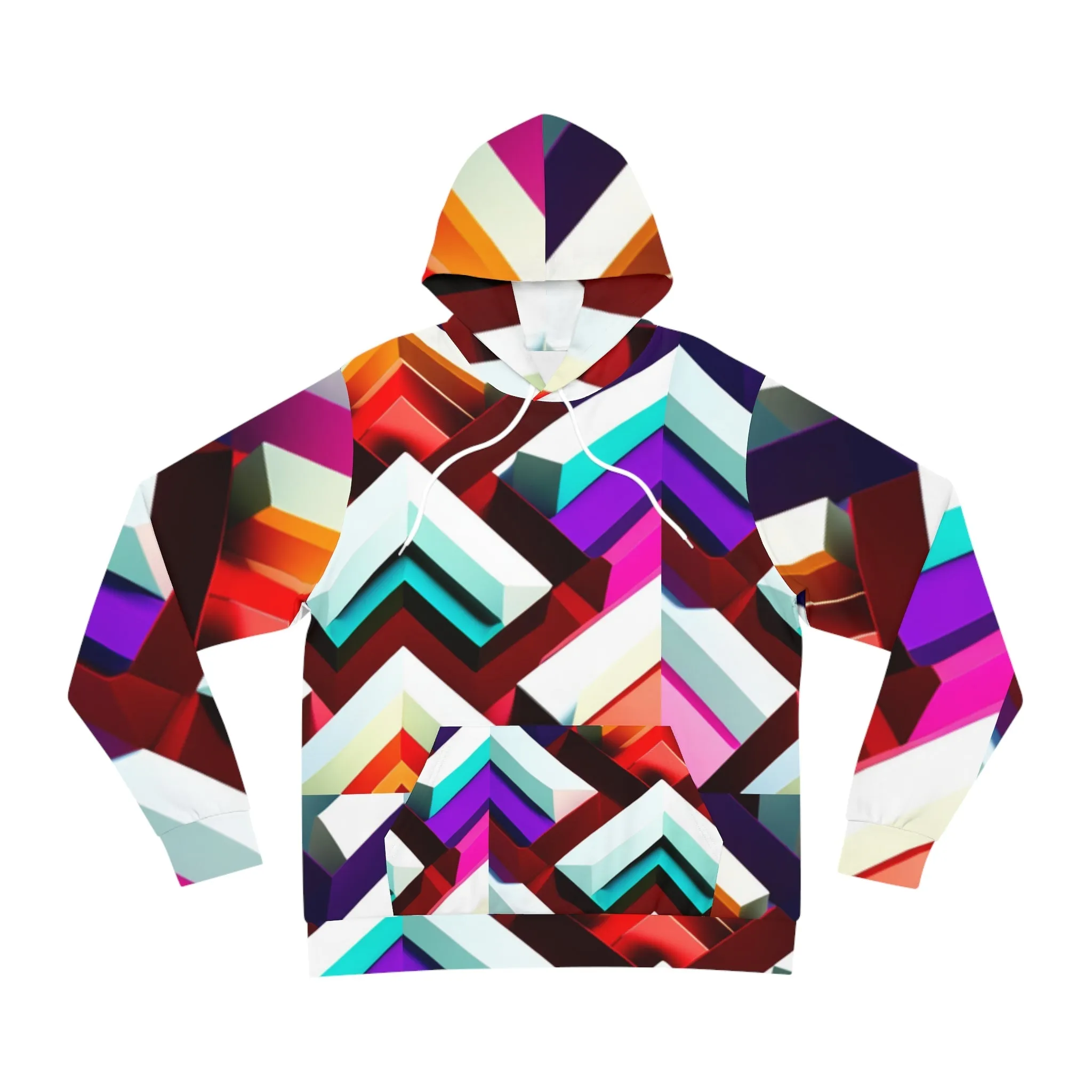 3d zigzag Fashion Hoodie