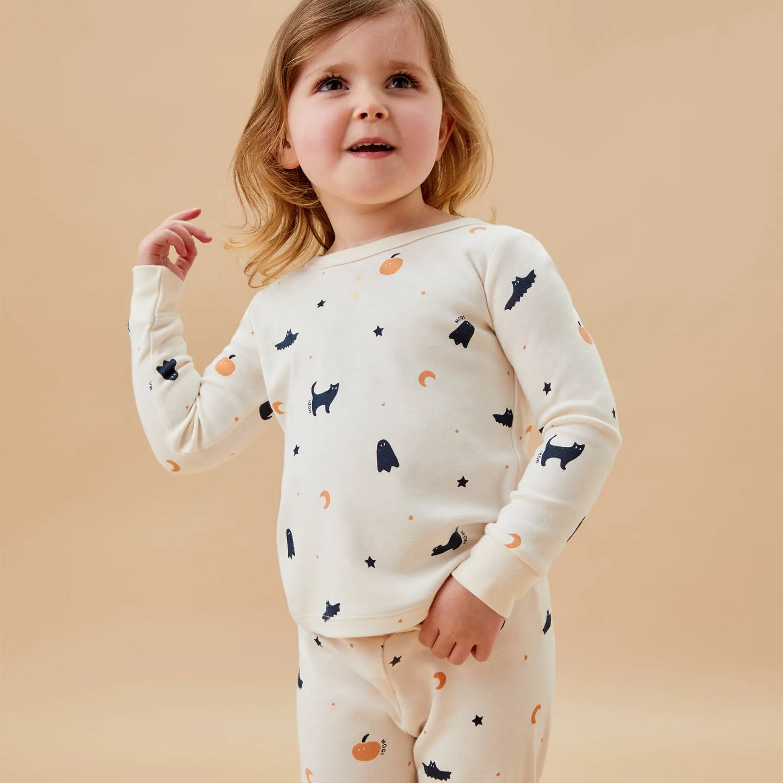 Halloween Print Pajama Set