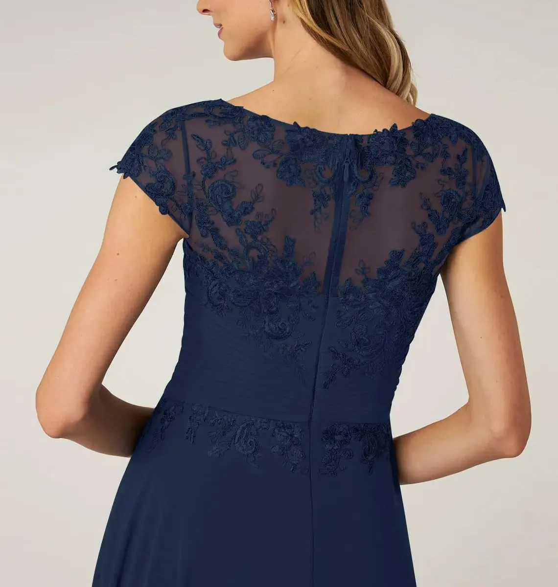 Lace Mother of The Bride Dresses Tea Length Formal Dress High Low Evening Gowns for Women