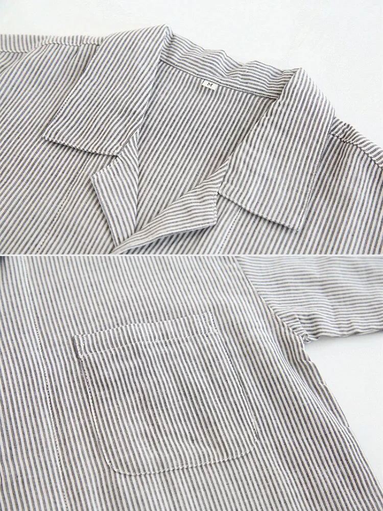 Men's 100% Cotton Woven Short Sleepwear Pajama Set