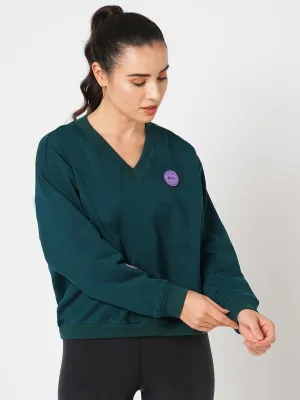 Movie Night Dark Green Sweatshirt