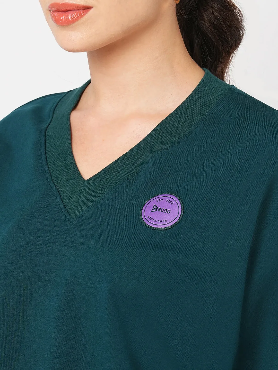 Movie Night Dark Green Sweatshirt
