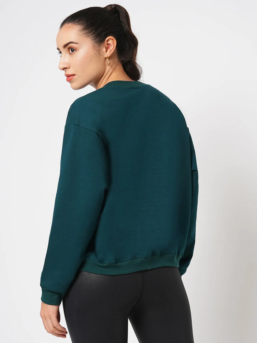 Movie Night Dark Green Sweatshirt