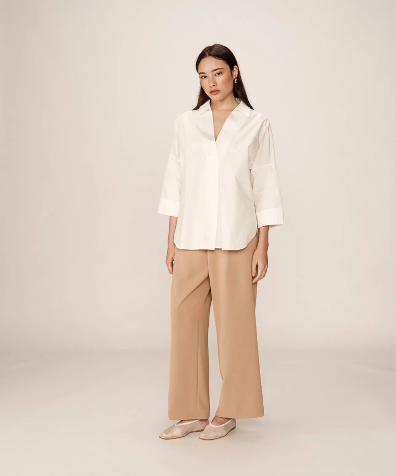 Pavel Oversized Cotton Poplin Shirt