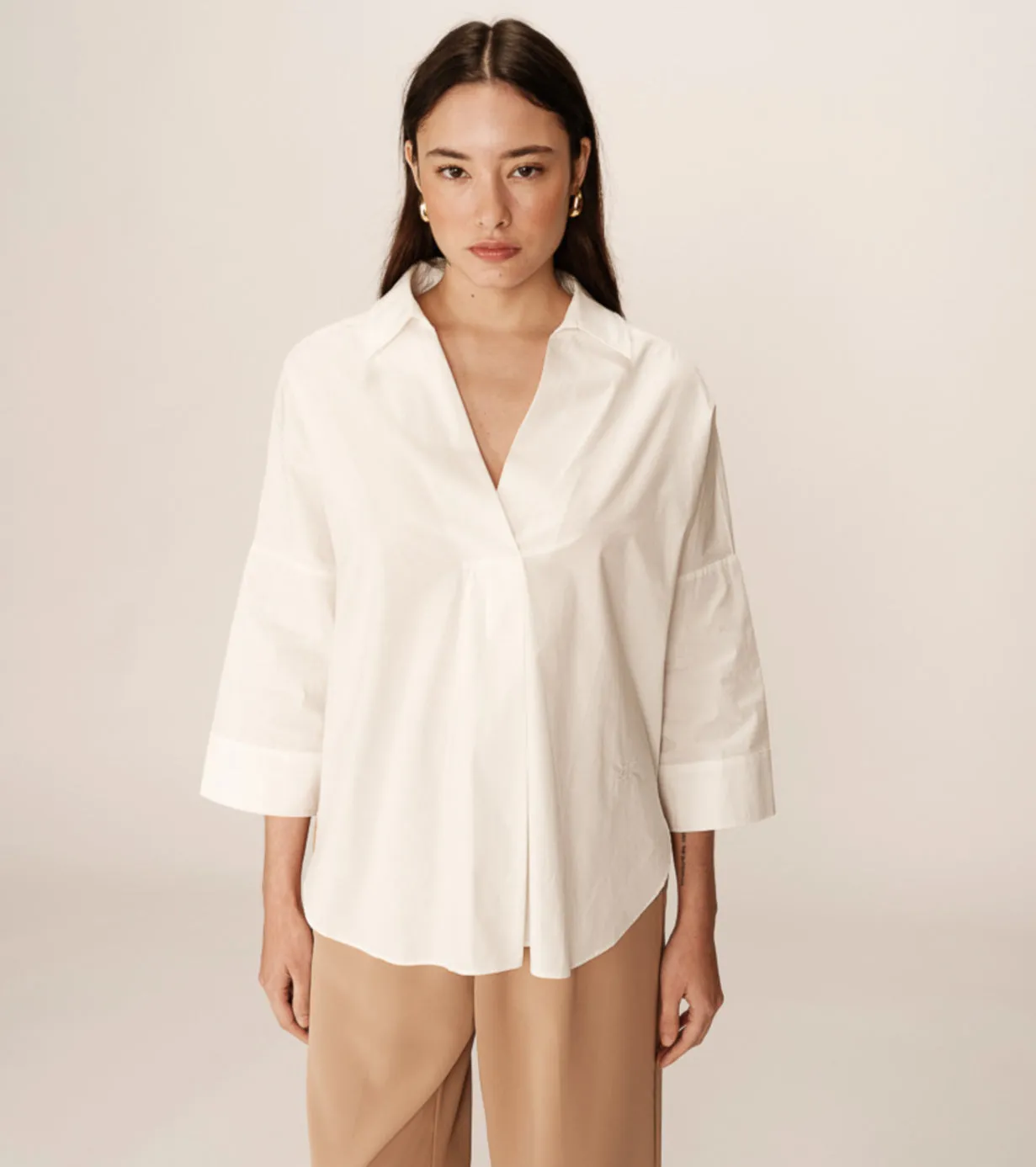 Pavel Oversized Cotton Poplin Shirt