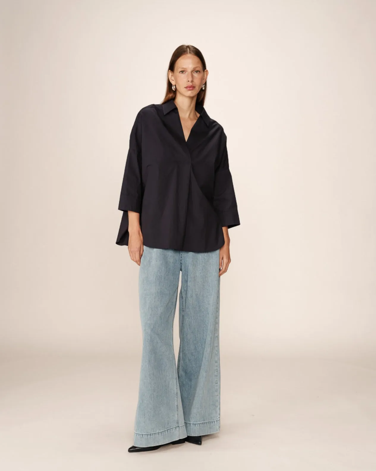 Pavel Oversized Cotton Poplin Shirt