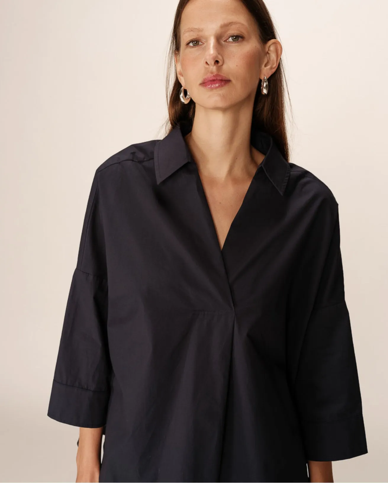 Pavel Oversized Cotton Poplin Shirt