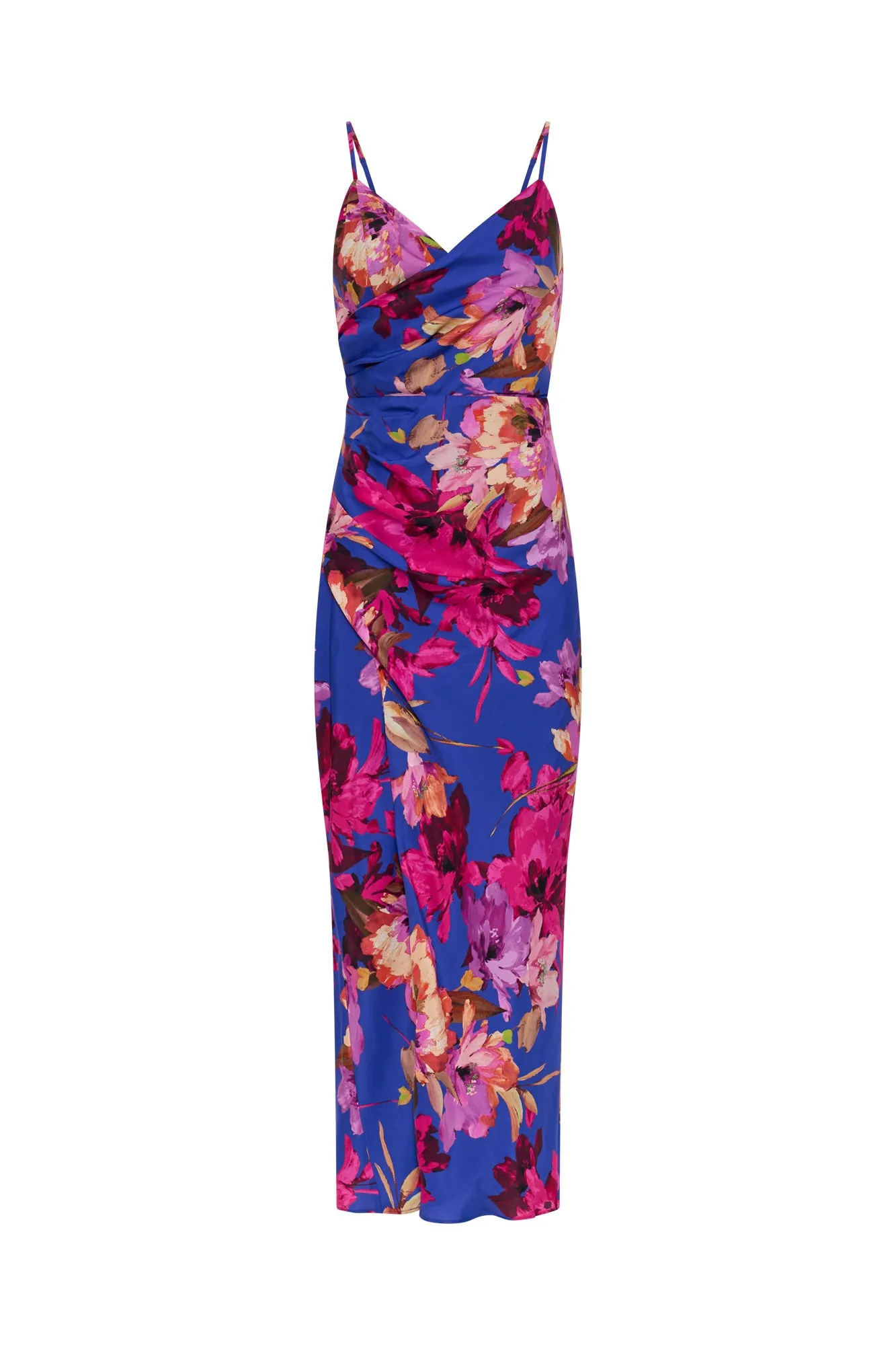 Santana Dress - Ria Floral Blue