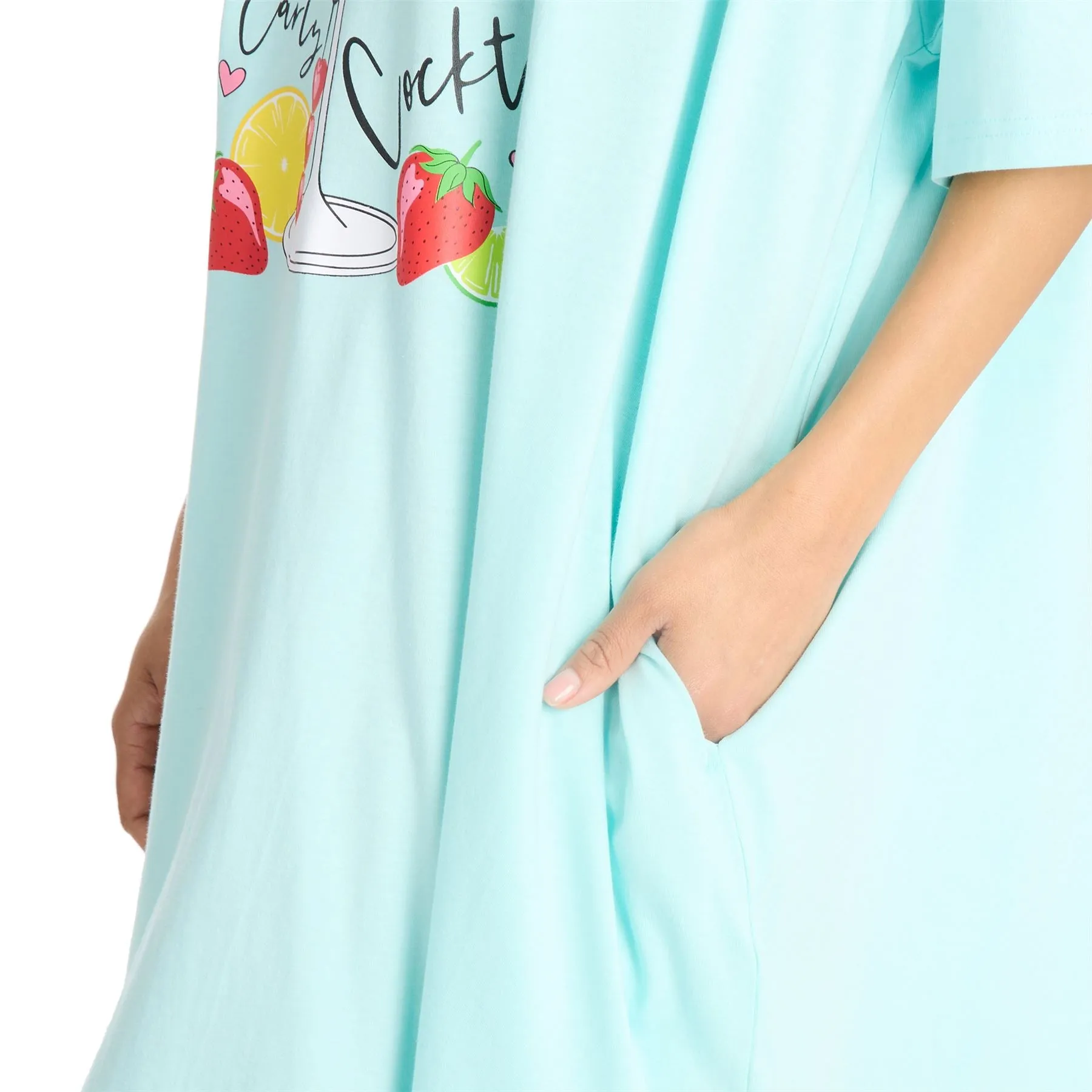 Slumber Party Womens Oversized Sleep T-Shirt