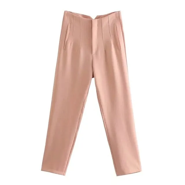 Victoria pegged High Waist Trousers