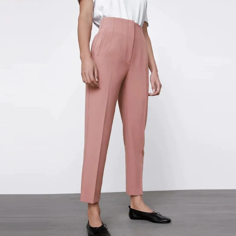 Victoria pegged High Waist Trousers