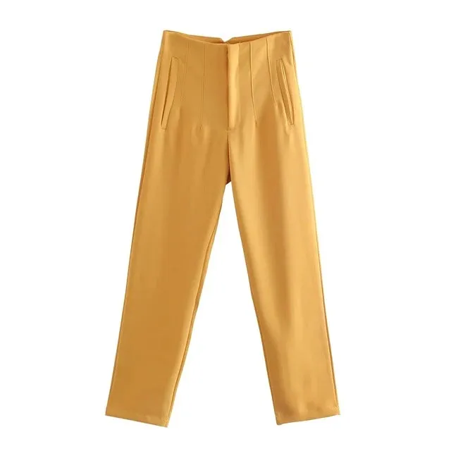 Victoria pegged High Waist Trousers